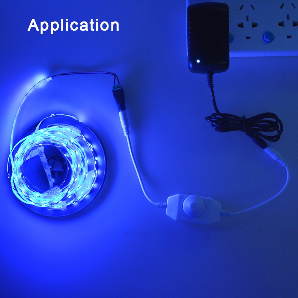 DC 12V 24V Mini LED Switch Brightness Adjust Dimmer Single Color LED Strip Light DC Controller