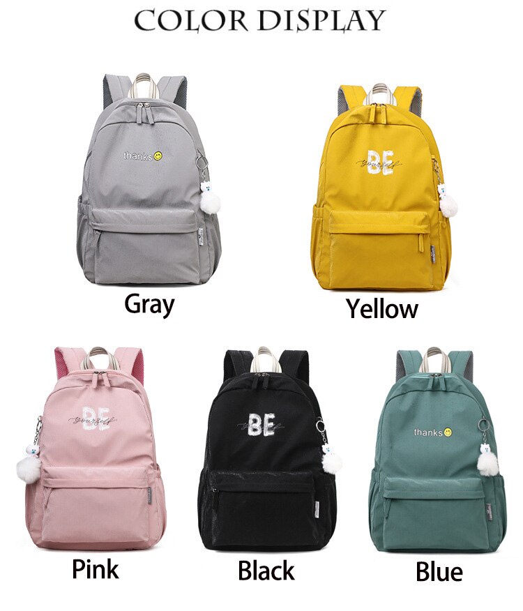 Chuwanglin college-stijl damesrugzak schooltas voor tienermeisjes waterdichte nylon tas reistassen dames  a91603