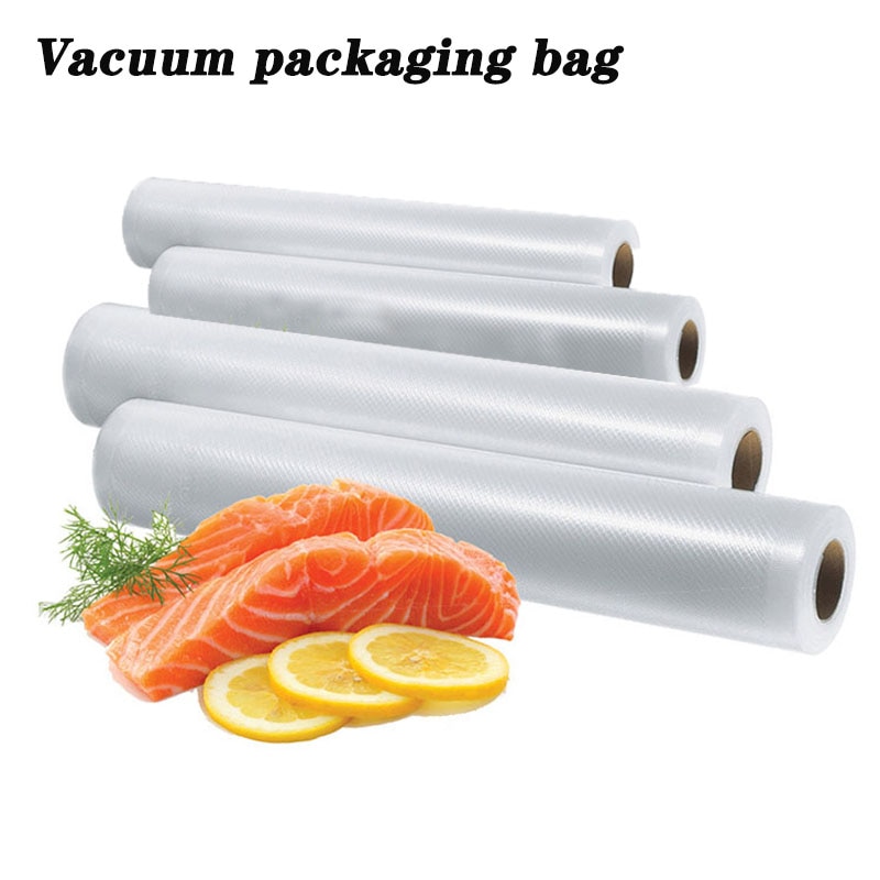 12/15/20/25/30*500Cm Voedsel Vacuümzak Opbergzakken Rolls Voor Vacuumsealer Keuken verpakking Rolls Commerciële Food Grade Zak