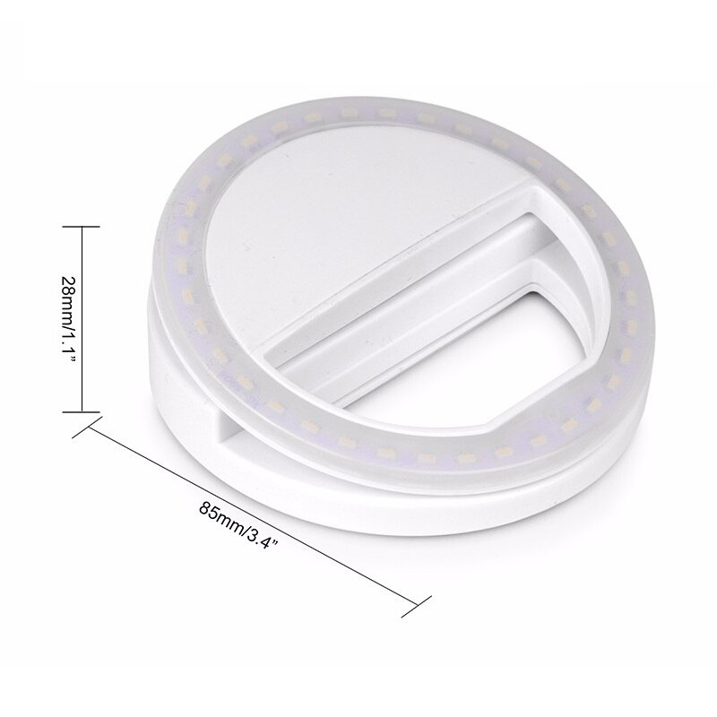 AINGSLIM Universele Selfie Ring Licht Telefoon Selfie Lichtgevende Ring LED Fotografie Flash Licht Voor Xiaomi iPhone Sumsang Smartphone