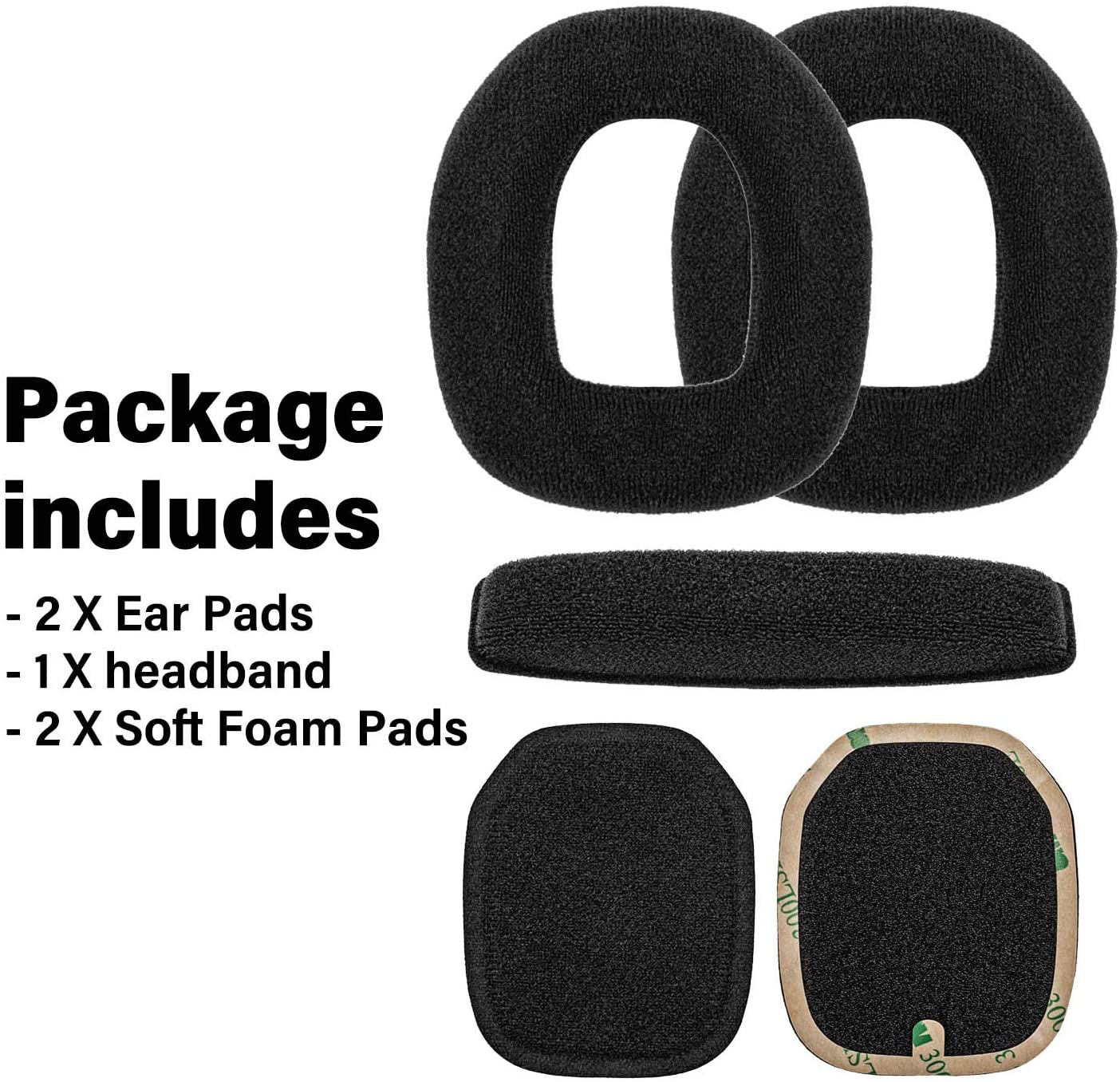 Serre-tête avec coussinets auriculaires A50, serre-tête Compatible avec Astro A50, casque de jeu, génération 3 et 4