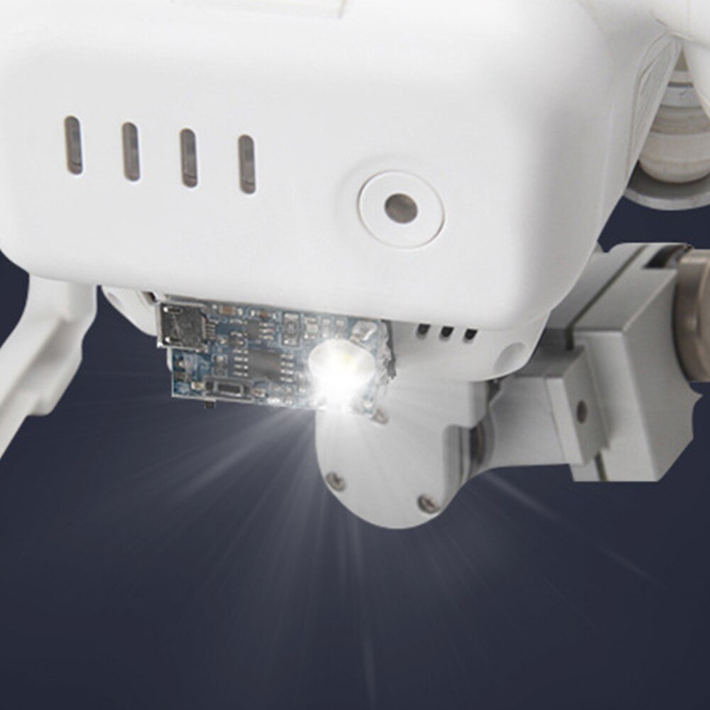 Flash strobe lampe flylys natled drone udskiftning sikkerhed for dji gnist  #734