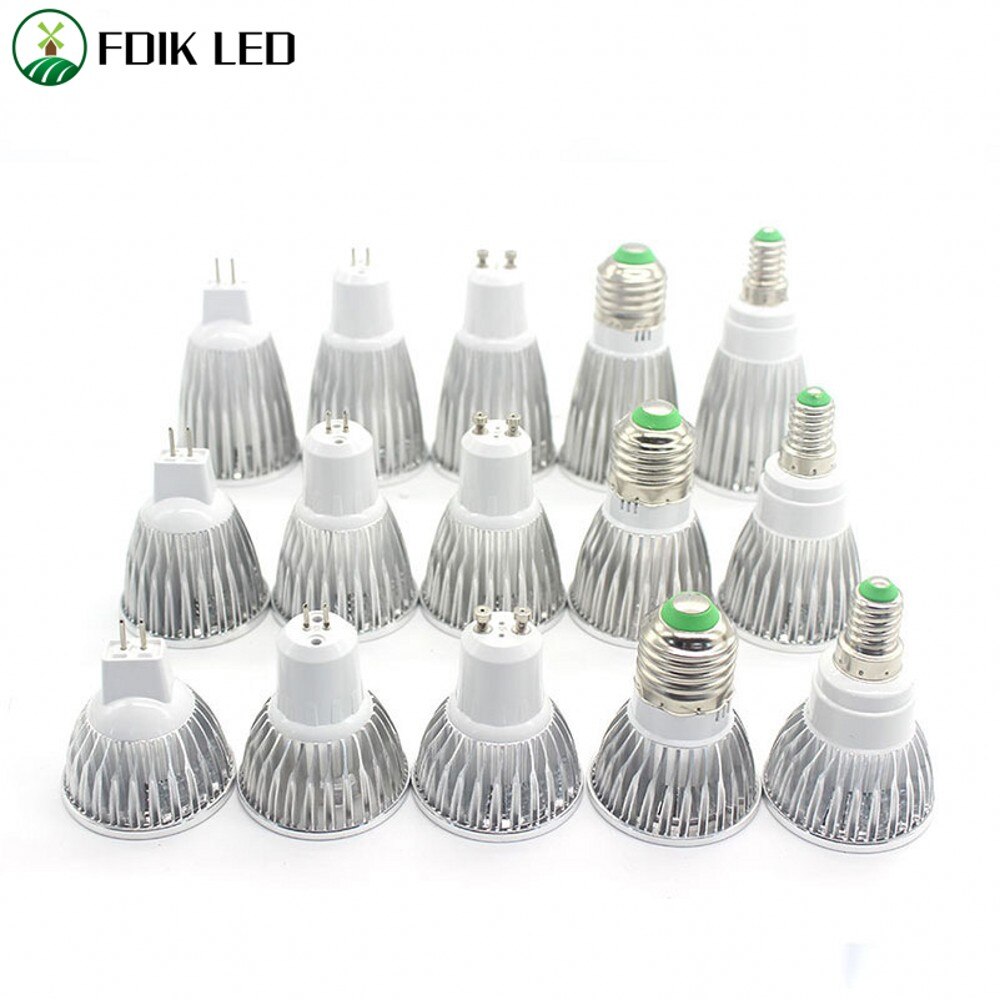 Led valo 9w 12w 15w 20w cob  mr16 gu10 e27 e14 led himmentävä urheiluvalolamppu suuritehoinen polttimo  mr16 12v e27 gu10 gu5.3 e14 cob polttimo