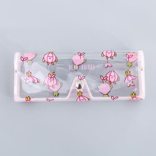 1 PCS Cartoon Cute Travel Transparent PVC Eye Glasses Cosmetic Makeup Earphone Organizer Bag Case: 5