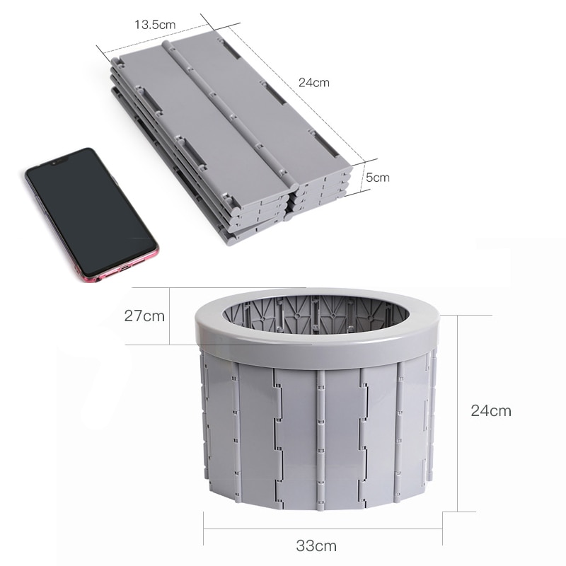 Siège de toilette pliable et Portable pour adulte, pot pliable pour voyage en plein air, Camping, voiture, fournitures de toilette