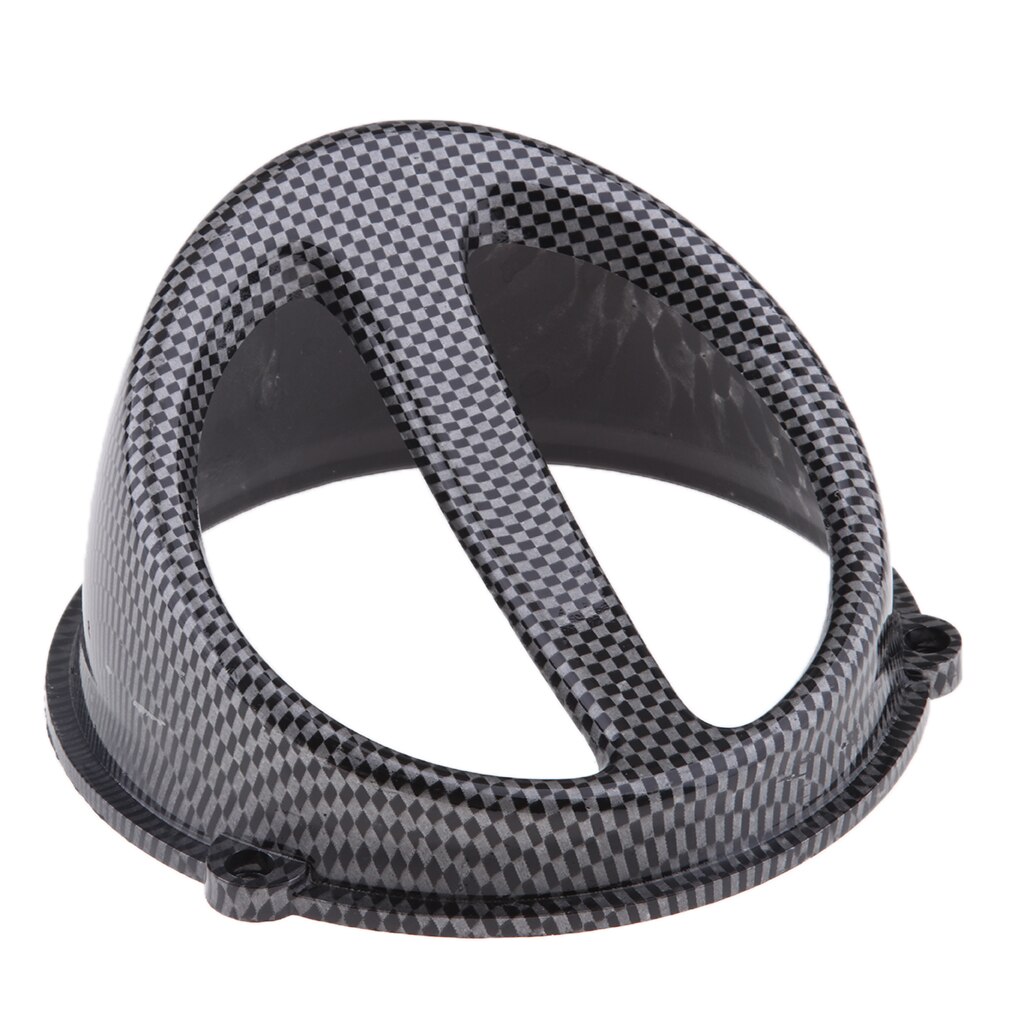 Akozon Air Scoop Cover, Carbon Fiber Style Motorrad Motor Lüfterabdeckung für GY6 125cc 150cc 152QMI 157QMJ Motorrad Scooter