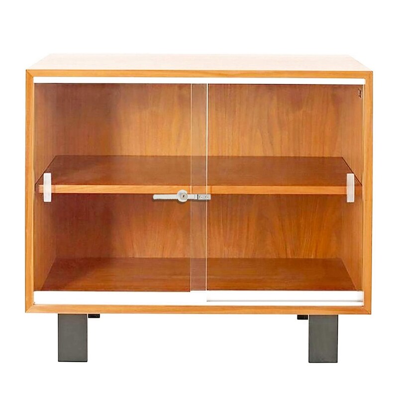 Vetrina serratura scorrevole porta a cricchetto serratura a cricchetto serratura di sicurezza in vetro con 2 chiavi