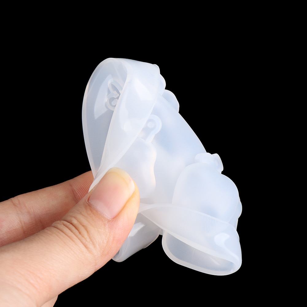 Resin Silicone Pendant Molds Dropping Glue Transparent Cube Triangle Craft DIY Earrings Necklace Mould Jewelry Making Tool