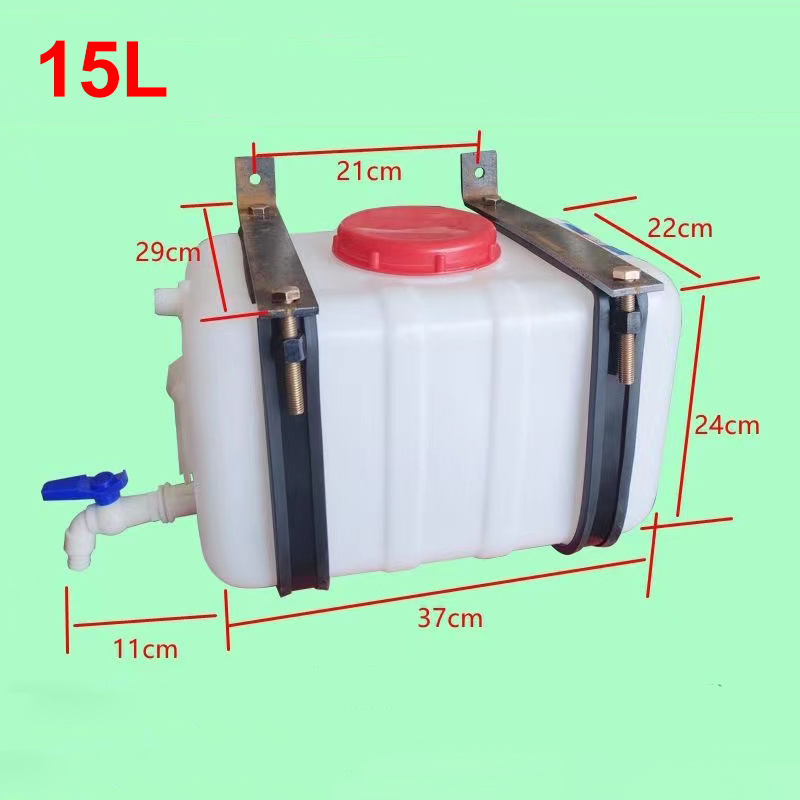 Car Wash Water Tank Food Grade Plastic With Faucet Light Truck Semi Trailer Modified With Bracket Car WaterBucket: green
