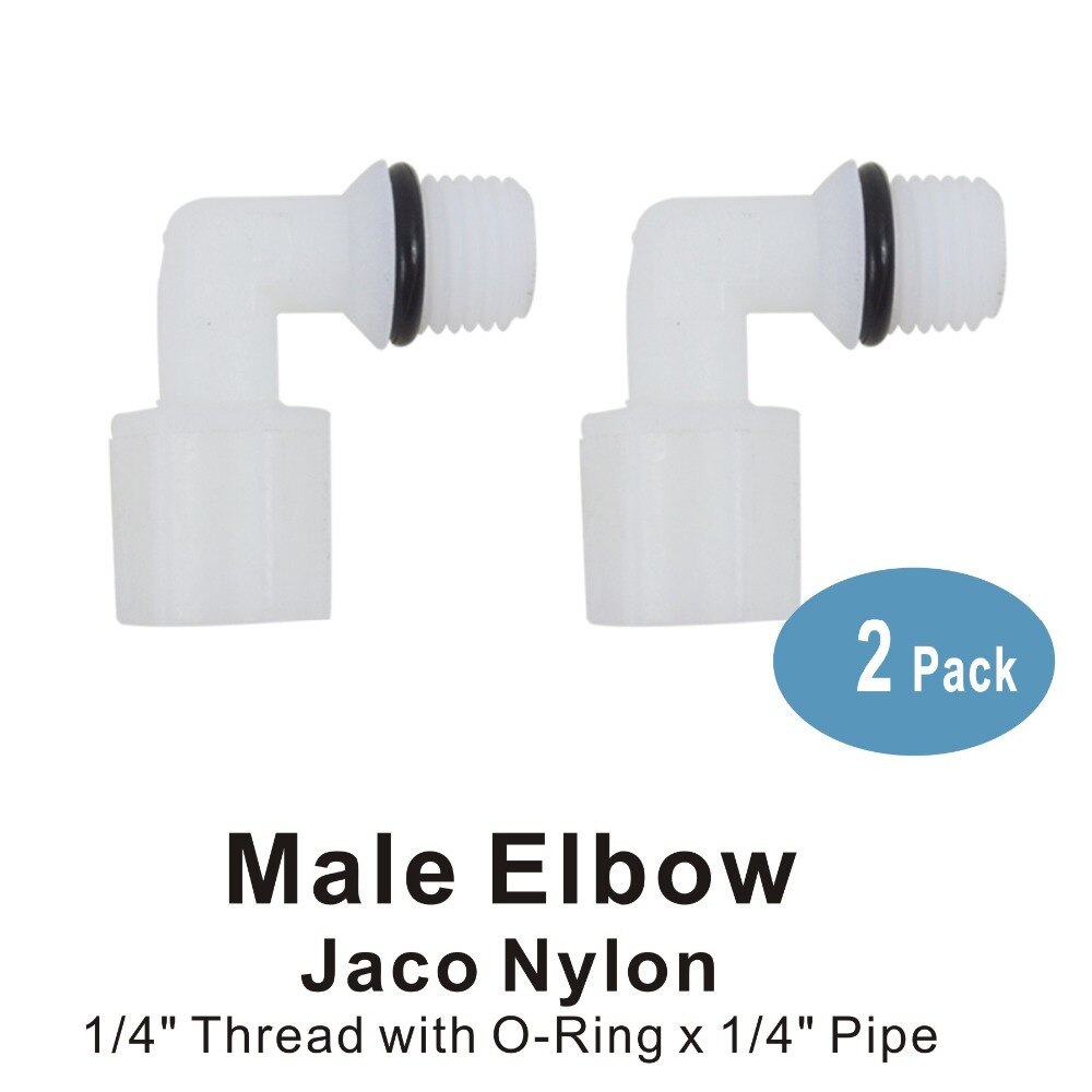 Plastic Jaco Nylon Elleboog Connector 1/4 "Schroef... Grandado