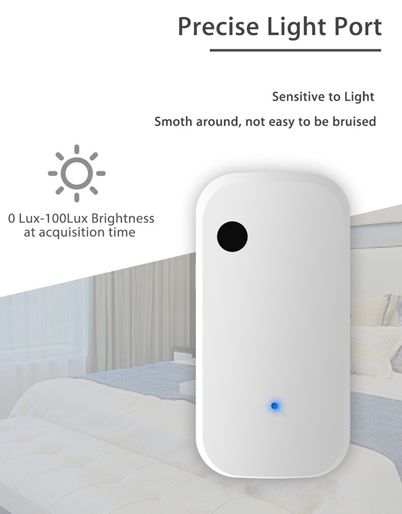 1pcs Tuya Smart Home Kit WIFI Illumination Sensor WiFi Brightness Sensor Alexa Google Home Smart Life USB Light Sensor