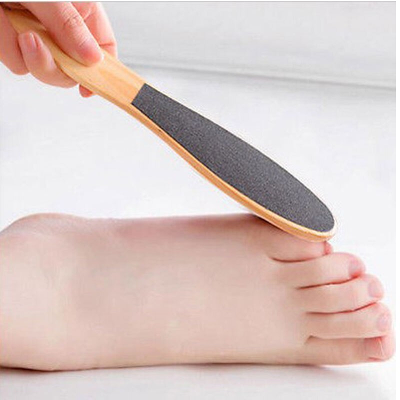 1x dobbeltsidet fod raspfil callus død hudfjerner pedicure scrubber værktøj