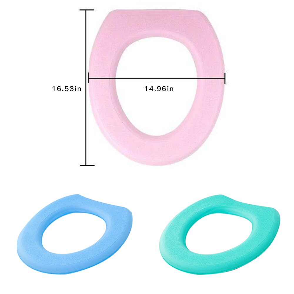 Eva Wc Cover Badkamer Warmer Toilet Seat Eva Waterdichte Toilet Seat Cover Pad Waterdicht Verwijderbare Toiletbril Pad