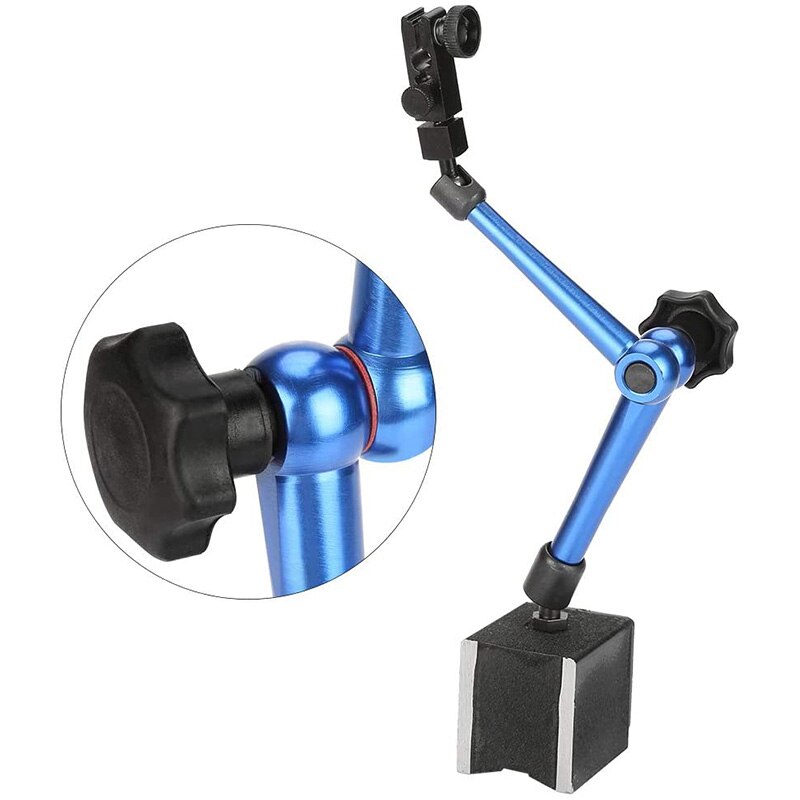 Soporte-Dial magnético-Universal, soporte de precisión ajustable, magnético Flexible para comparador de esfera Digital