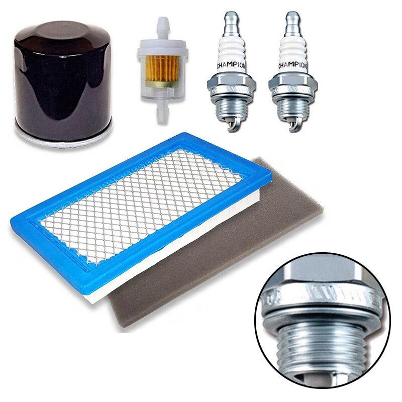 Filtro de aire Waffle, prefiltro de aceite, bujía de combustible, campeón para Etesia ATTILA 85 con motor FH430V HE5150K, filtros de aire Hydro,