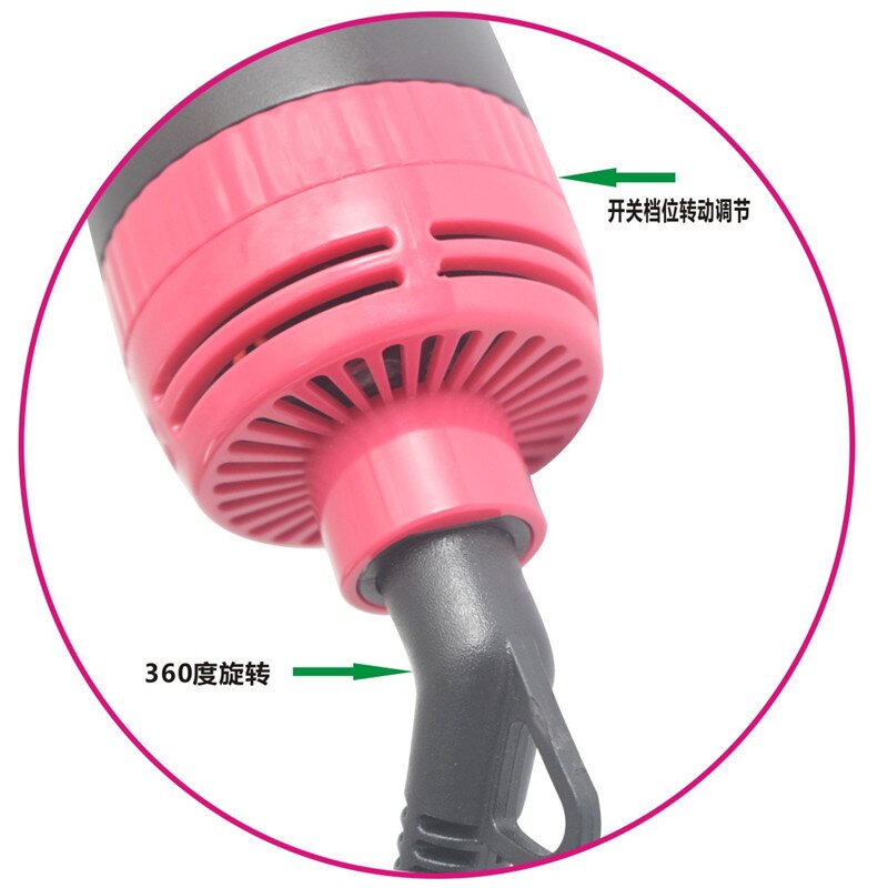 2 In 1 Hair Dryer Brush Air Brush Wet And Dry Volumizer Blow Straightener Curler Curling Iron Hair Styler Comb