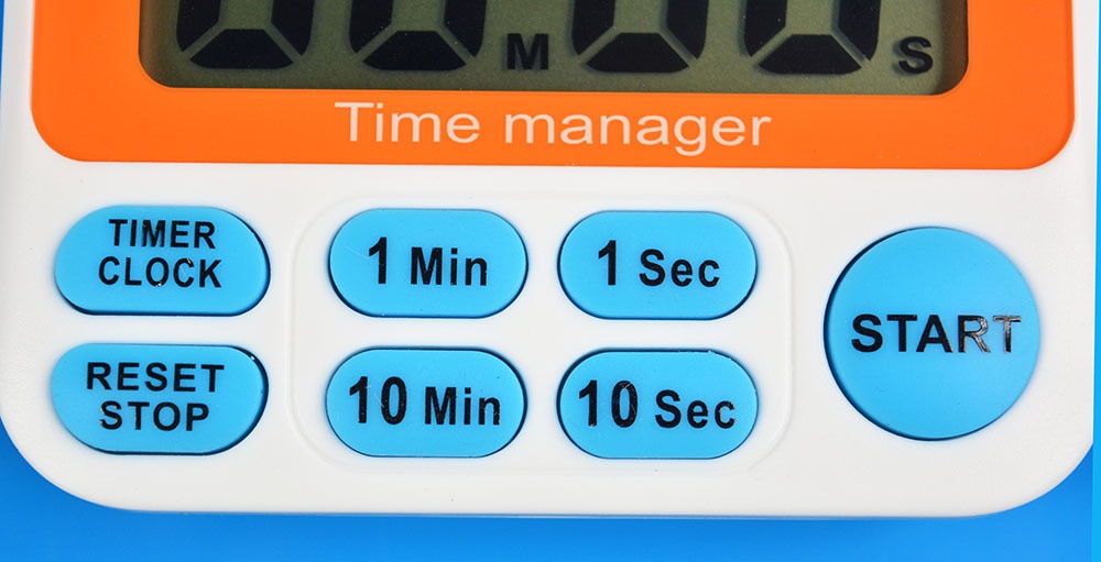 LCD Digital Kitchen Cooking Timer Count Down Up Countdown&up Timers Loud Alarm Clock or Timer Mode