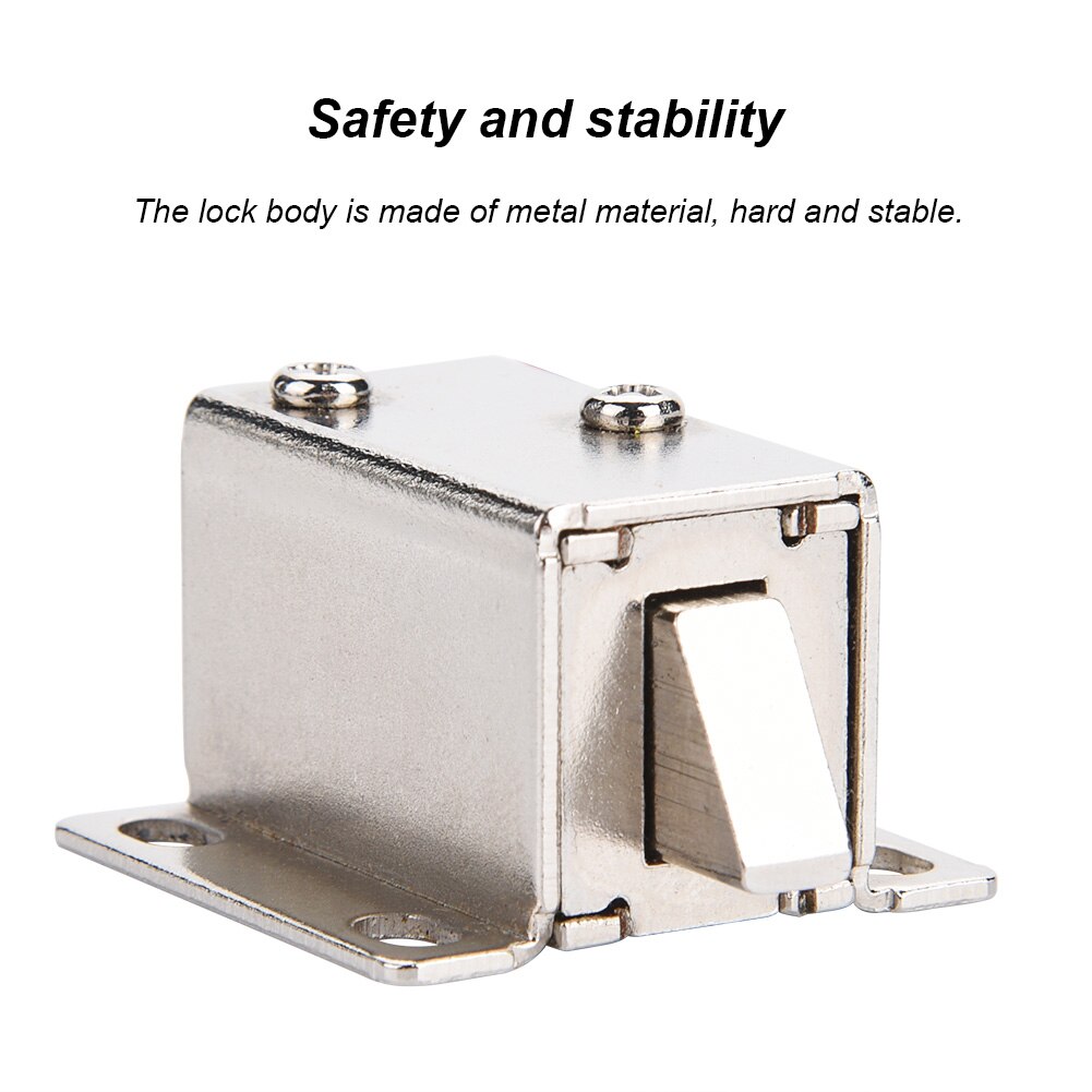 Universal Safety Upturn Electric Lock Access Control Solenoid Electromagnetic Lock For Door Cabinet Drawer​ Home Security