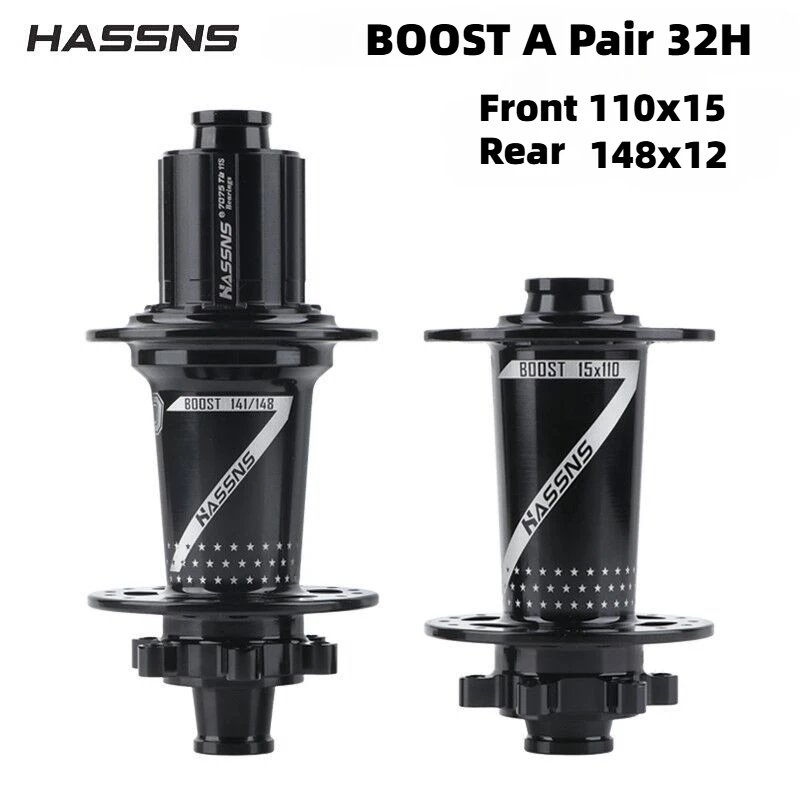 HASSNS PRO7 Bicycle Hub 7/8/9/10/11/12 Speed 6 Pawl Disc Brake Hubs 32 Holes Mountain MTB Bike For SHIMANO HG