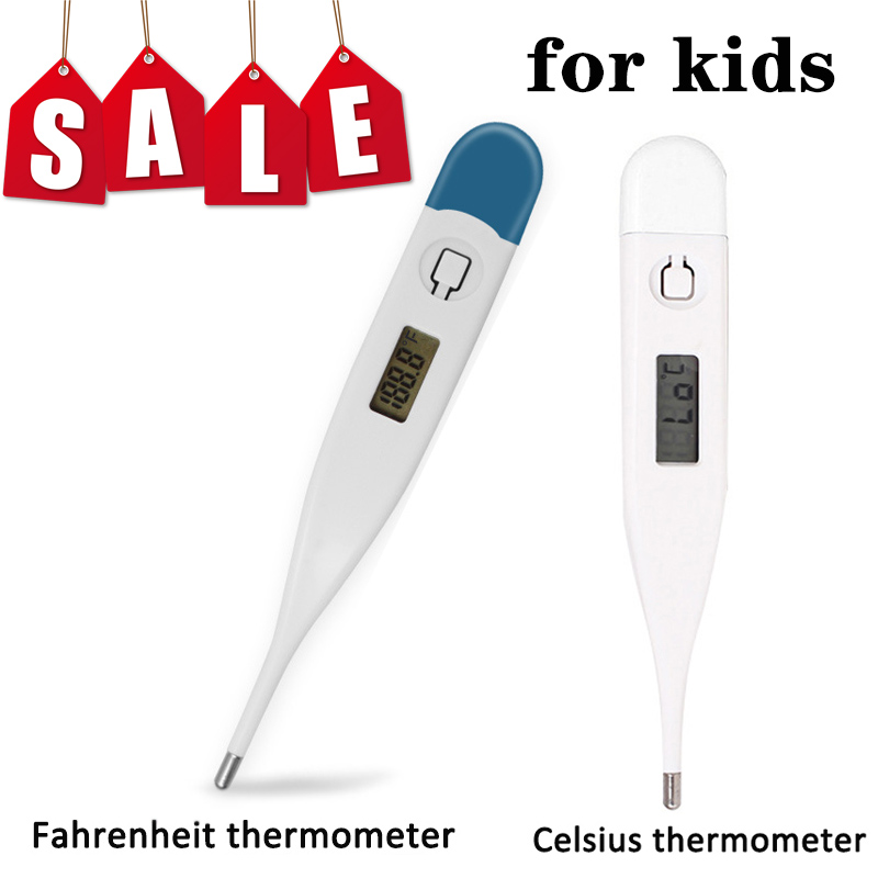Thermomètre électronique numérique avec affichage LCD numérique LED clair, étanche, besoin d&#39;une pile bouton LR41 pour la maison, thermomètres pour enfants
