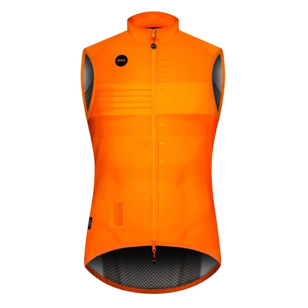 Chaleco cortavientos de ciclismo para hombre y mujer, chaleco cortavientos para ciclismo de montaña, color naranja, , PRO team,: Naranja / L