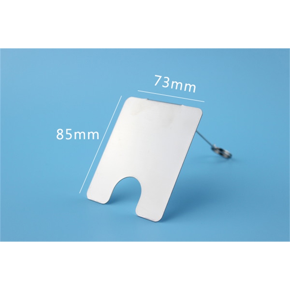 Metal Cake Food Price Card Holder Memo Clip Stand Stainless Steel Price Tag Display Clamp Desktop Sign Holder Desk Sign Stand