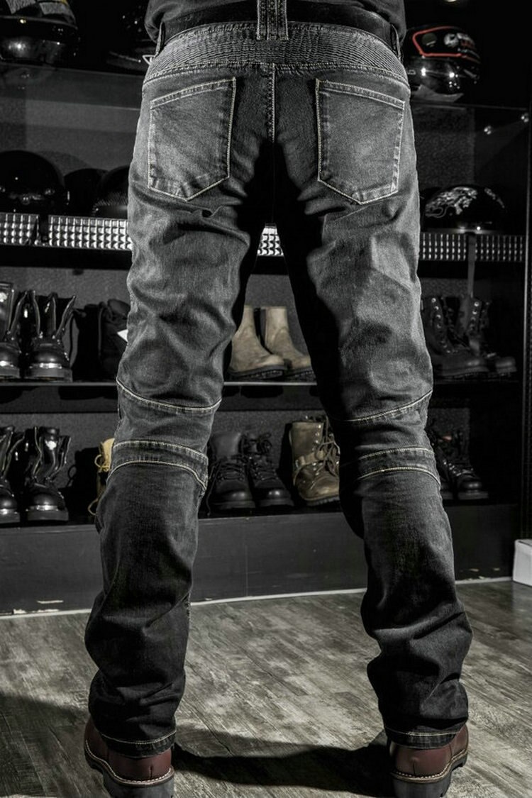 motorcross broek motorfiets jeans broek voor mannen Motorfiets broek, Motocross broek met beschermende knie pads