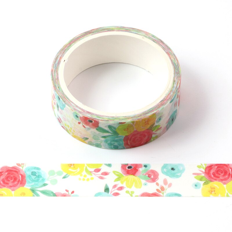 1PCS Decor Cute Washi Tape Animal Set Dog Cat pig fox sloth woodpecker DIY Planner Masking Tapes School Office Supply: E13