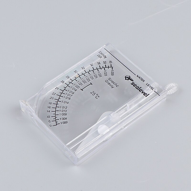 Automatic Square Saltwater Hydrometer Salt Water Salinity Meter For Aquarium Marine Sea Saltwater Accurate