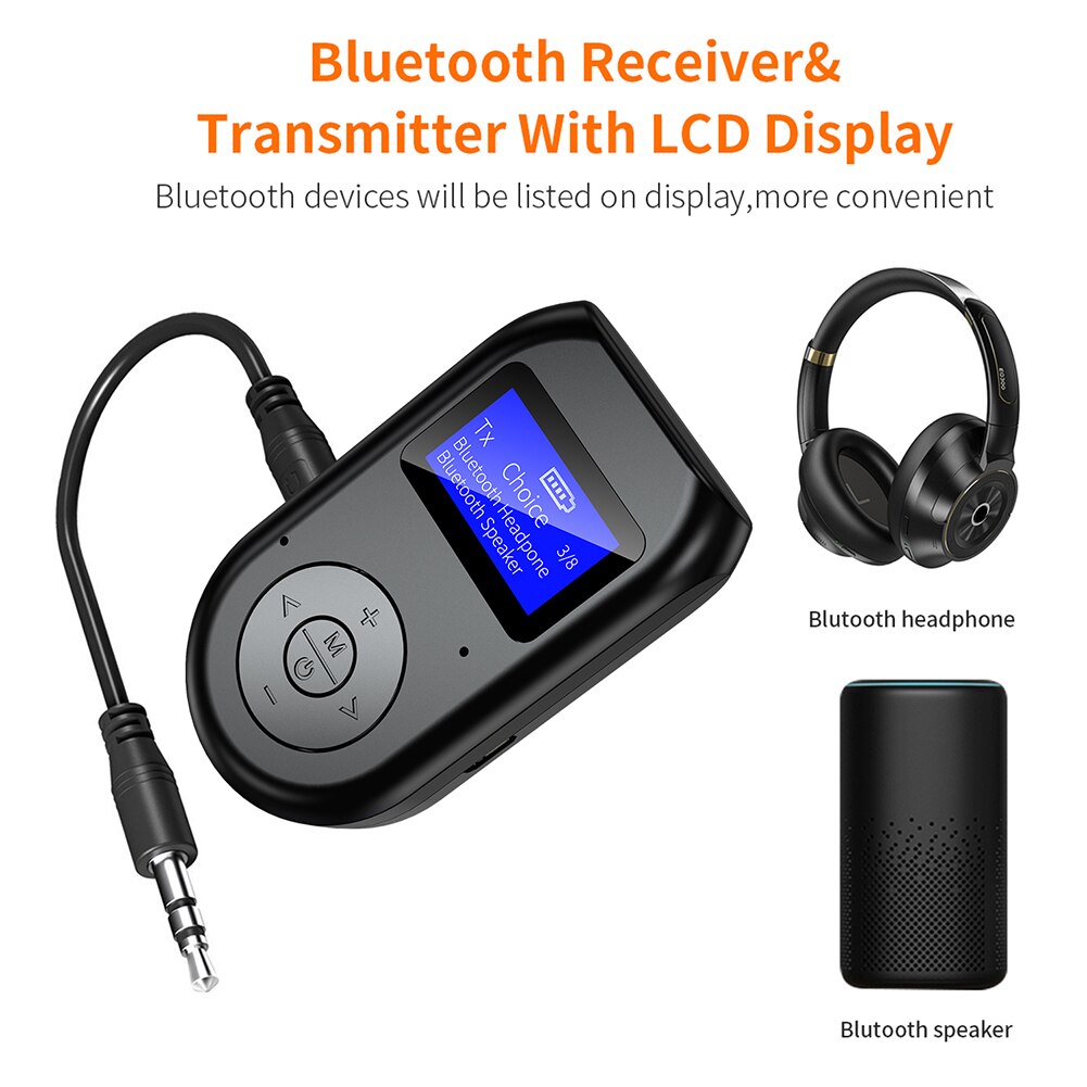 2-In-1 Zender Ontvanger Draadloze Bluetooth Adapter Lage Latency Audio Adapter Huishoudelijke Computer Veiligheid Onderdelen