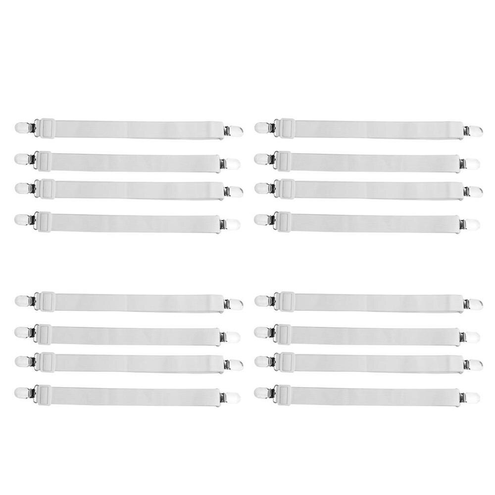 16Stck Bett Blatt Riemen Nickel-überzogene Einstellbare Bett Blatt Schnur Haken Schleife Riemen Verschluss/Halfter/Gurt /strumpf Blatt Werkzeuge A40: Ursprünglich Titel