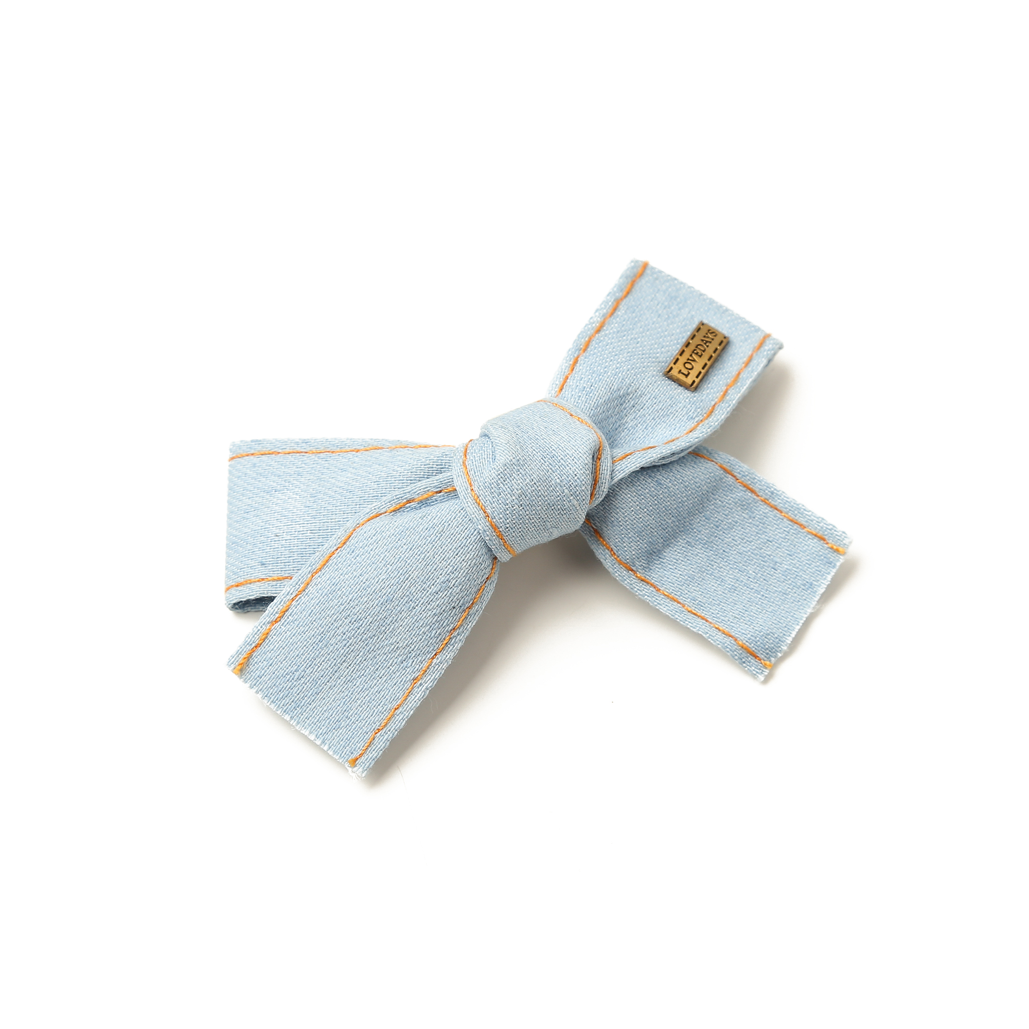 Denim Hair Clip Hairpins French Barrettes Clip Cool Girls Korean Handcraft Style Hair Accessories for Girls: black