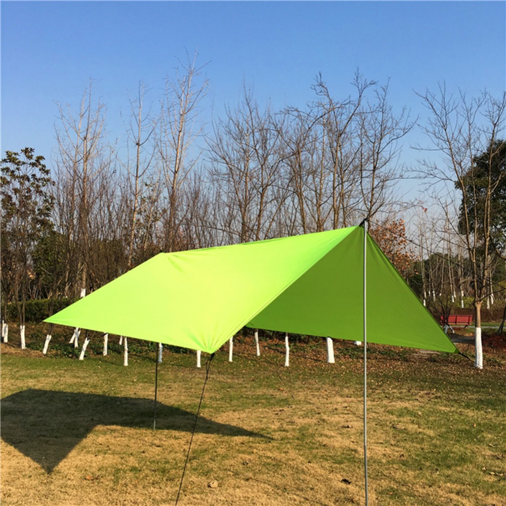 Vela de sombra para jardín impermeable, tela de poliéster cuadrada, al aire libre para acampar, senderismo, patio, refugio para jardín, toldos para cochecitos