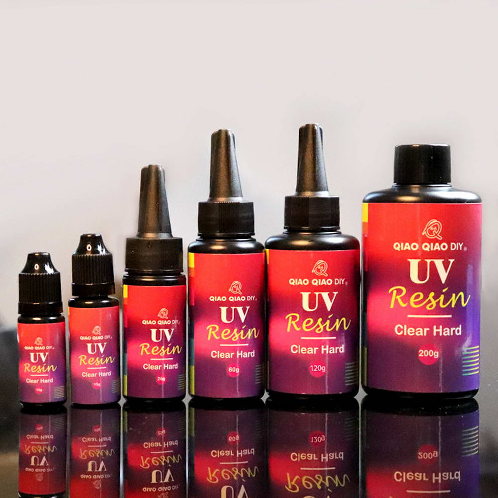 UV hars epoxy lijm gel set, 400ml niet mengen harde type kristalhelder ultraviolet, DIY Homemake sieraden maken pack voor siliconen hars mallen hangers oorbellen armbanden