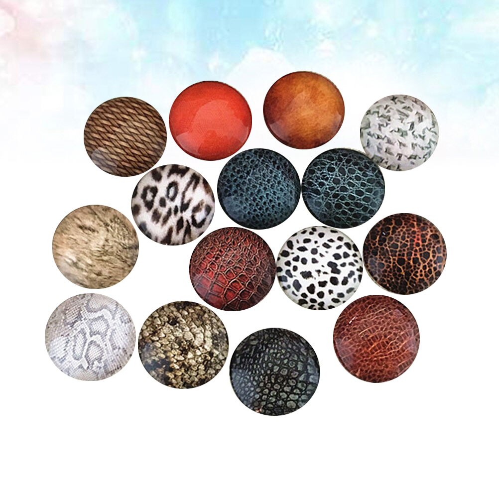 140pcs DIY Glass Refrigerator Paste Beautiful Sticker Refrigerator Patch Decoration (10mm)