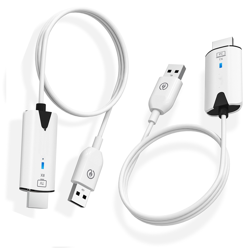 30 m draadloze transmissie videozender en ontvanger HDMI-compatibele extender displayadapterkabel schermspiegel voor camera