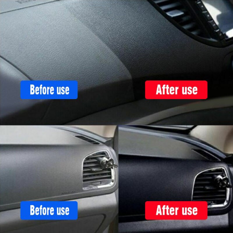 Agent de rénovation de pièces en plastique, 30Ml/50ml, pièces intérieures en plastique d&#39;automobile, rénovation, pâte à peinture d&#39;entretien, nettoyeur de voiture