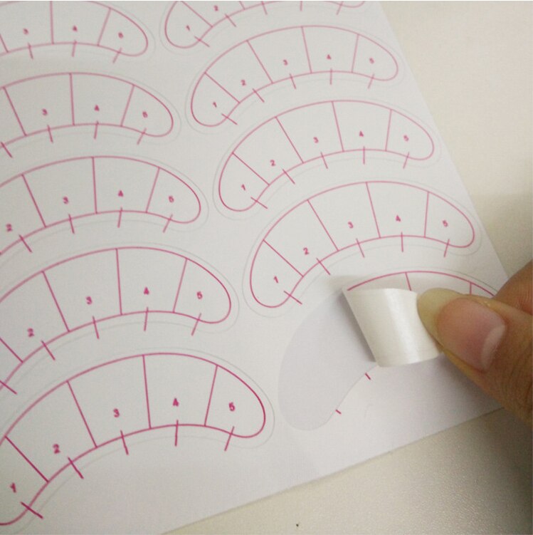 Makeup Five Point Grafting Training Pads For Beginner Practice Tools Under Eye Eyelash Extension Sticker Positioning Patch