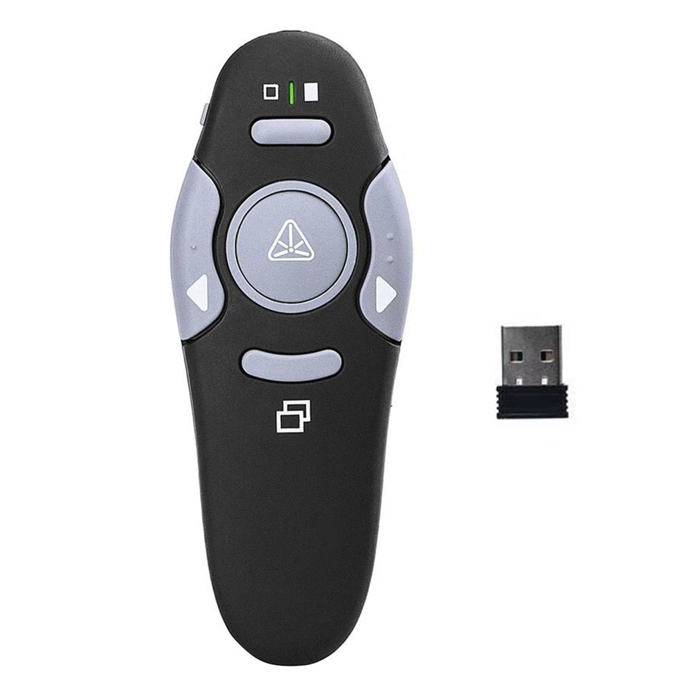 Presentador inalámbrico USB Powerpoint Clicker presentación mando de Control remoto PPT con luz roja Control remoto pc ratones