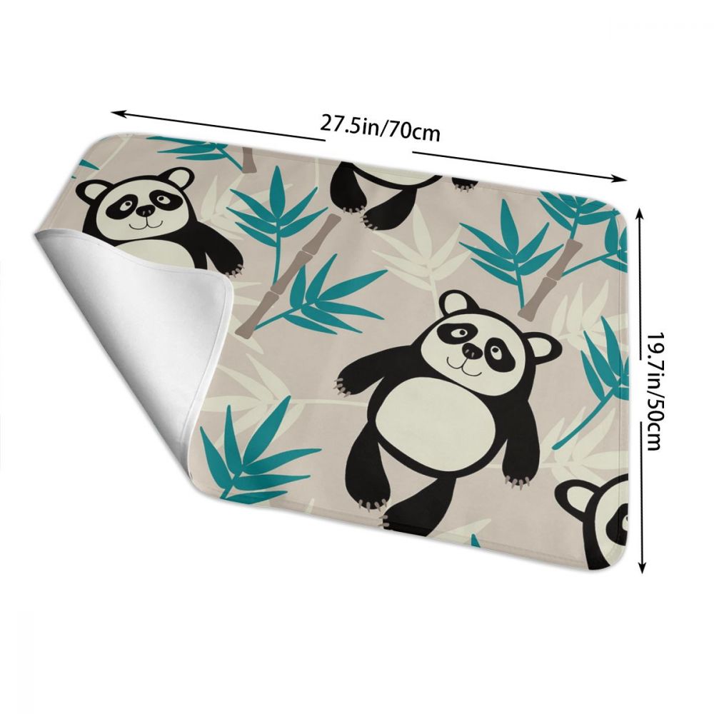Baby waterdichte lakens urine matras kan worden hergebruikt baby beddengoed matras vervangende matras zwarte panda 50 x 70cm f103