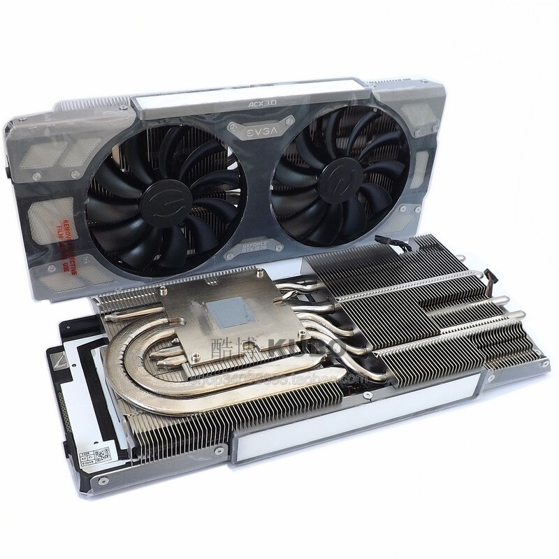 Evga Gtx1070 1080 Ftw Acx Videokaart Fan 6 Heat Pipe Vernikkeld 58Mm Videokaart Radiator