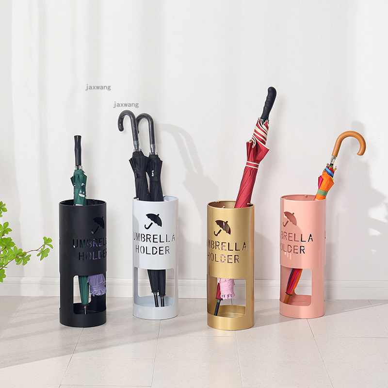 Paraguas de hierro forjado para restaurante y balcón, soporte para muebles del hogar, vestíbulo de Hotel, Cubo de almacenamiento para dormitorio