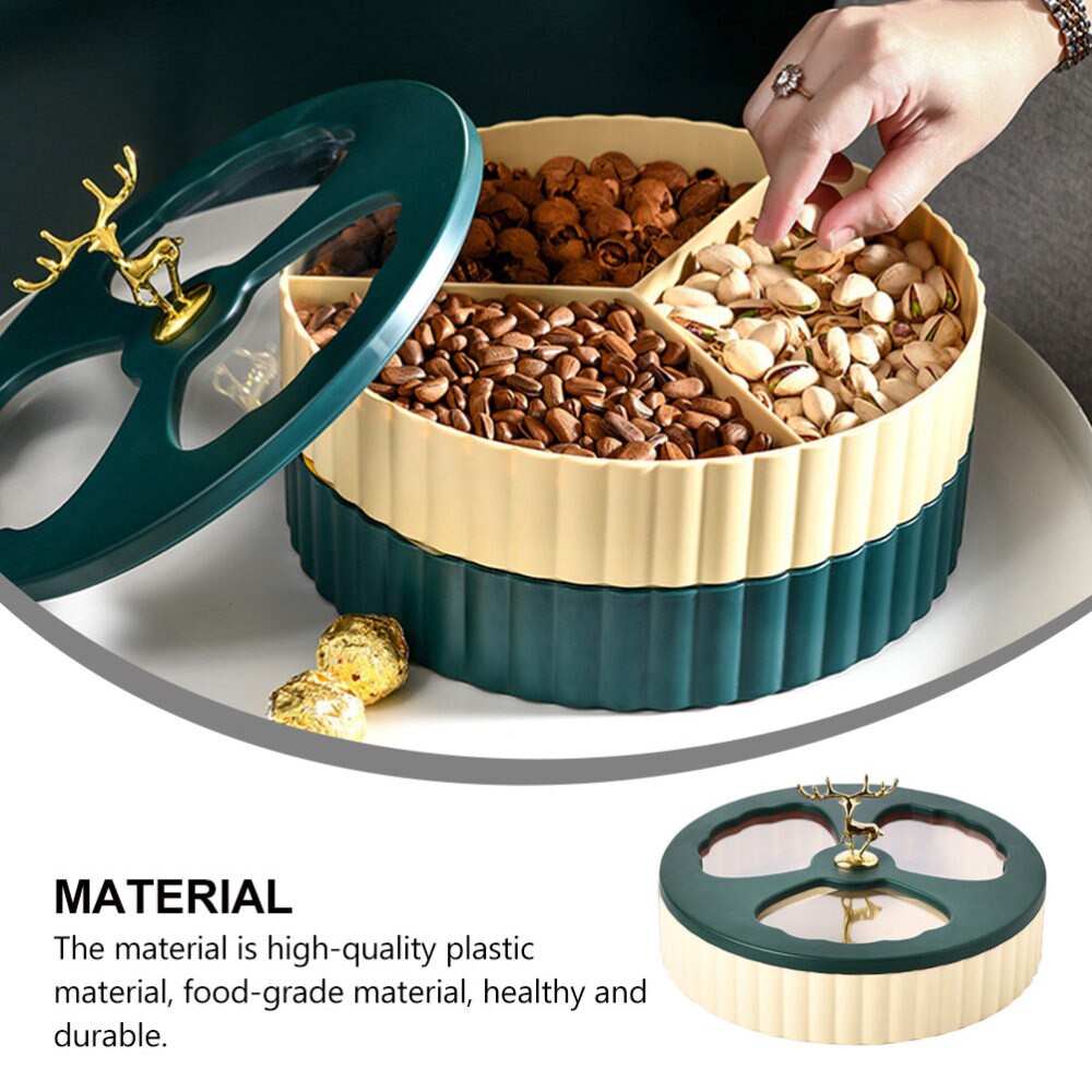 1pc stue oppbevaringsplate tebord godteri skuff snack matrett for hjemmet