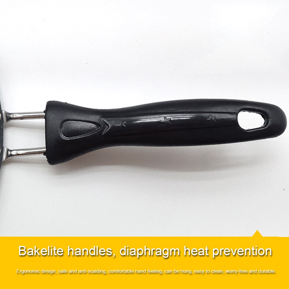 Gasfornuis Ronde Koken Pannenkoek Pan Keuken Accessoire Bakken Tool Koekenpan Platte Basis Verdikt Inductie Fornuis Omelet Non Stick