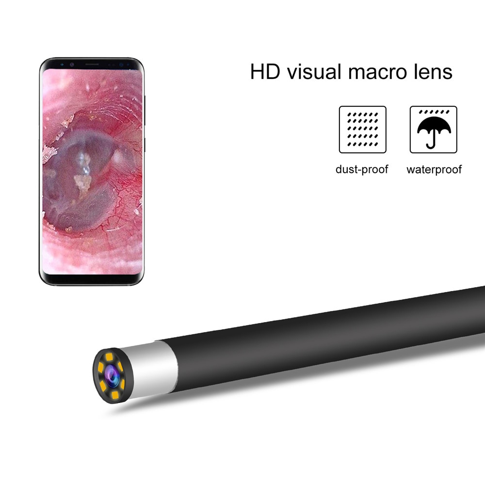 3 in 1 Endoscope Camera 5.5MM Type-c Android USB Mini Endoscope Borescope Inspection Camera For Windows & Macbook PC Android