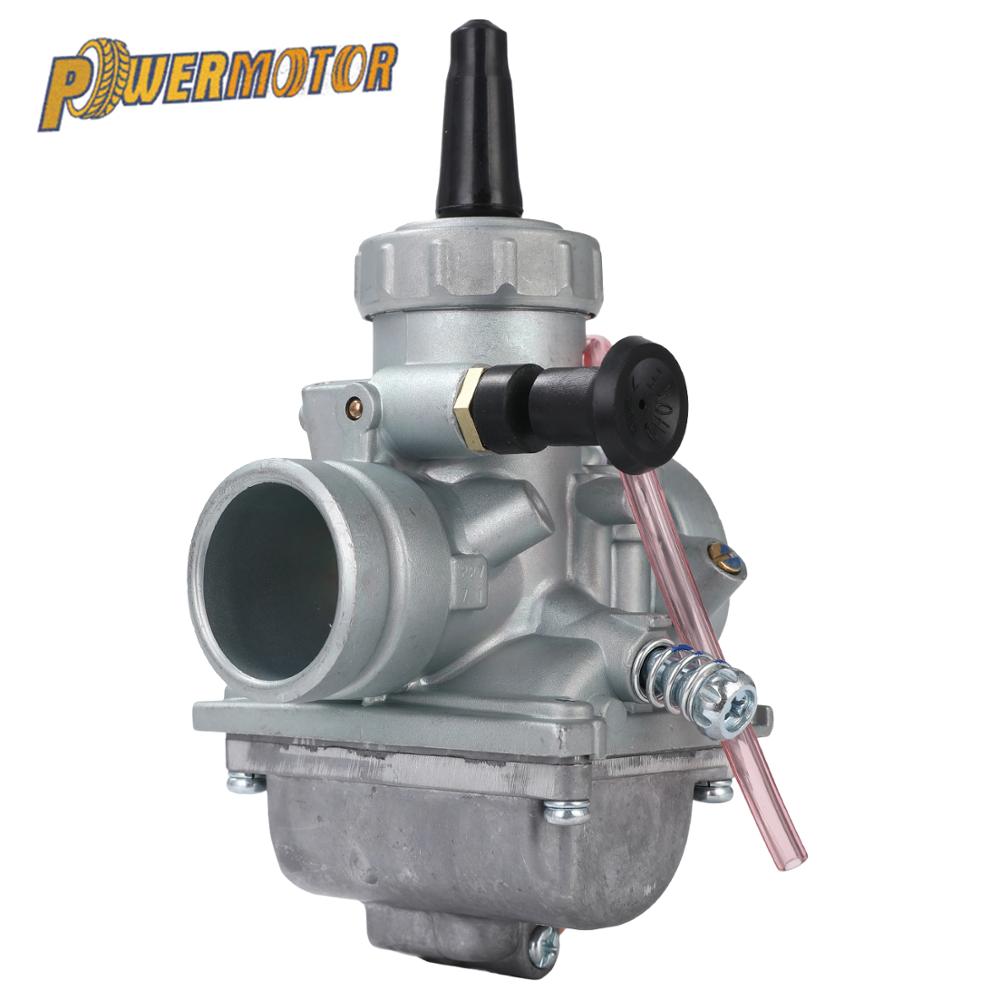PowerMotor – carburateur Mikuni VM24 28mm, pour moteur 150cc 160cc 200cc 250cc CRF KLX TTR Pit Bike ATV, rond coulissant