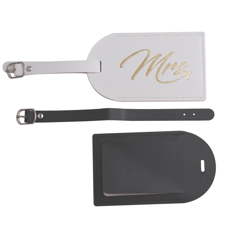 Mr &amp; Mrs Koffer Bagage Tags Zak Hanger Reisaccessoires Naam Id Adres Bruiloft Vip Uitnodiging Label