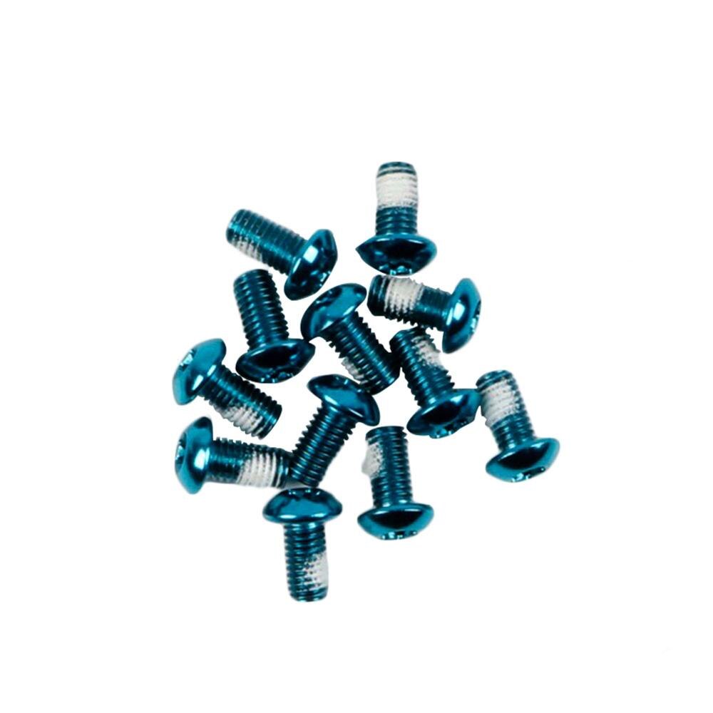 12 stücke Mountainbike MTB Farbe Rabatt Schraube Legierung Stahl Rabatt Bremsbelag T25 Schrauben Rotor Befestigungs Schrauben Fahrrad reparatur zubehör