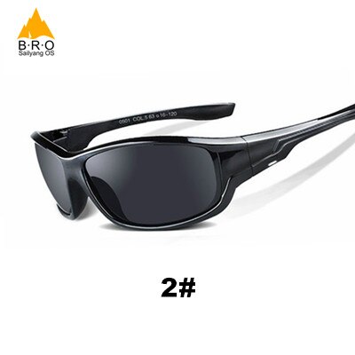 polarisiert Männer Frauen Radfahren Brille Sport Berg Fahrrad MTB Fahrrad Brille Motorrad Sonnenbrille Eyewear Oculos Ciclismo: 2