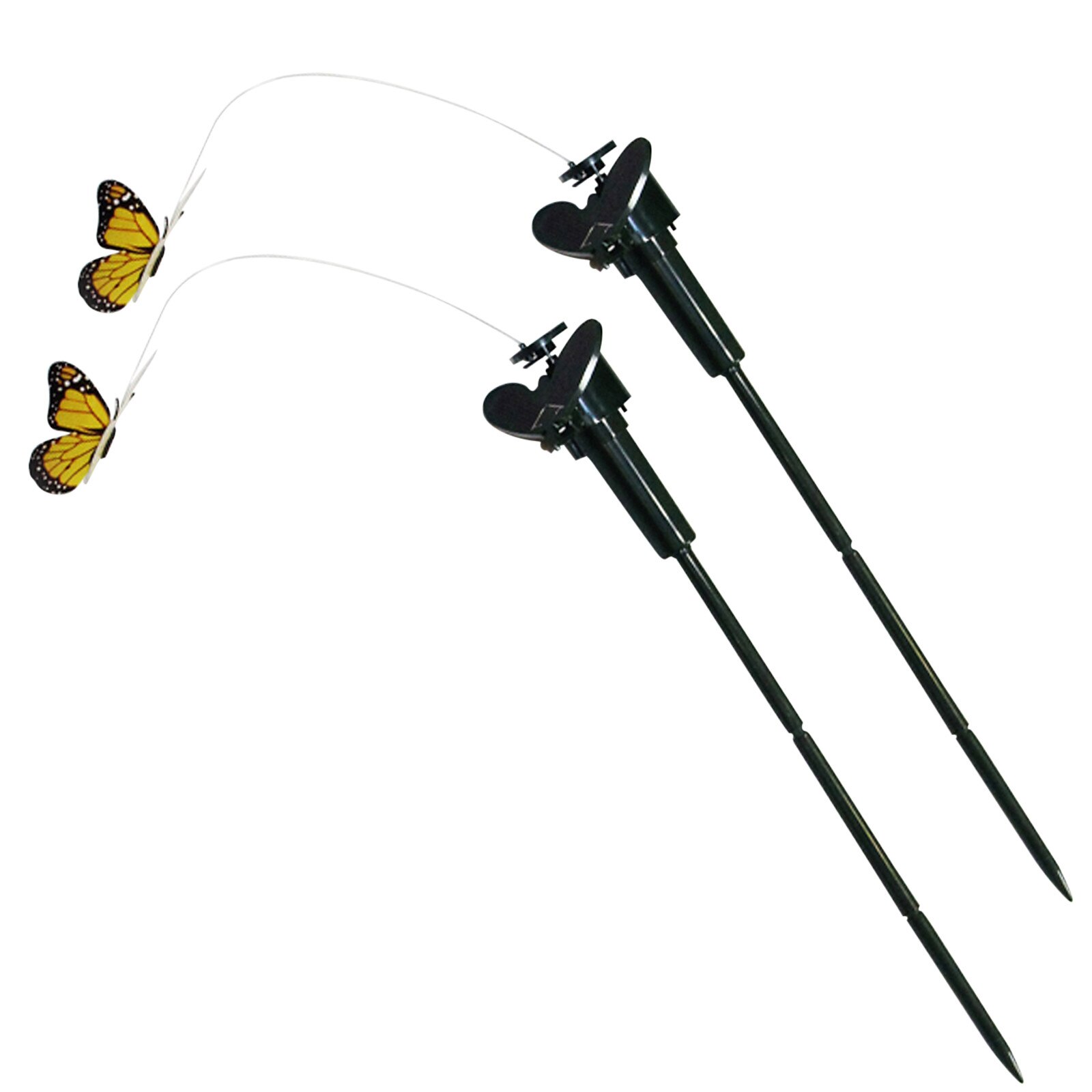 Garden Decor Solar Dancing Butterfly Solar/Battery Powered Butterfly Humming Butterfly Yard Outdoor Home Decoration Farmland: B